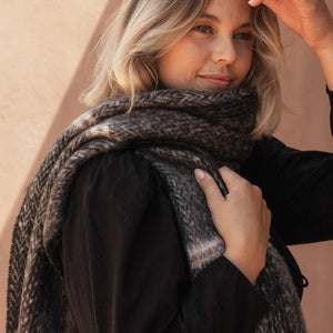 Bristol Charcoal Scarf