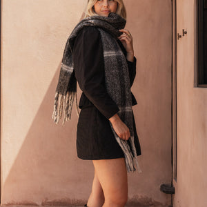 Bristol Charcoal Scarf