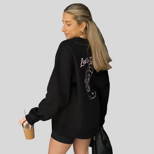 Let's Go Girl Crew Neck Sweatshirt