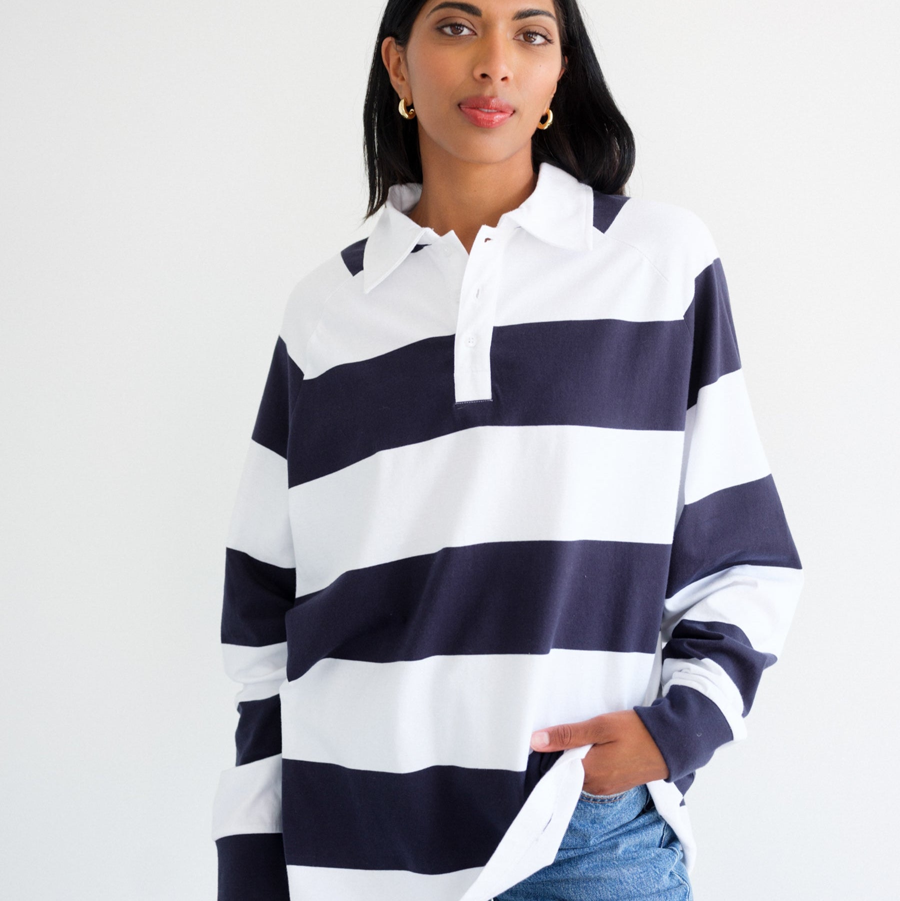 Rugby Polo Shirt by Brunette the Label