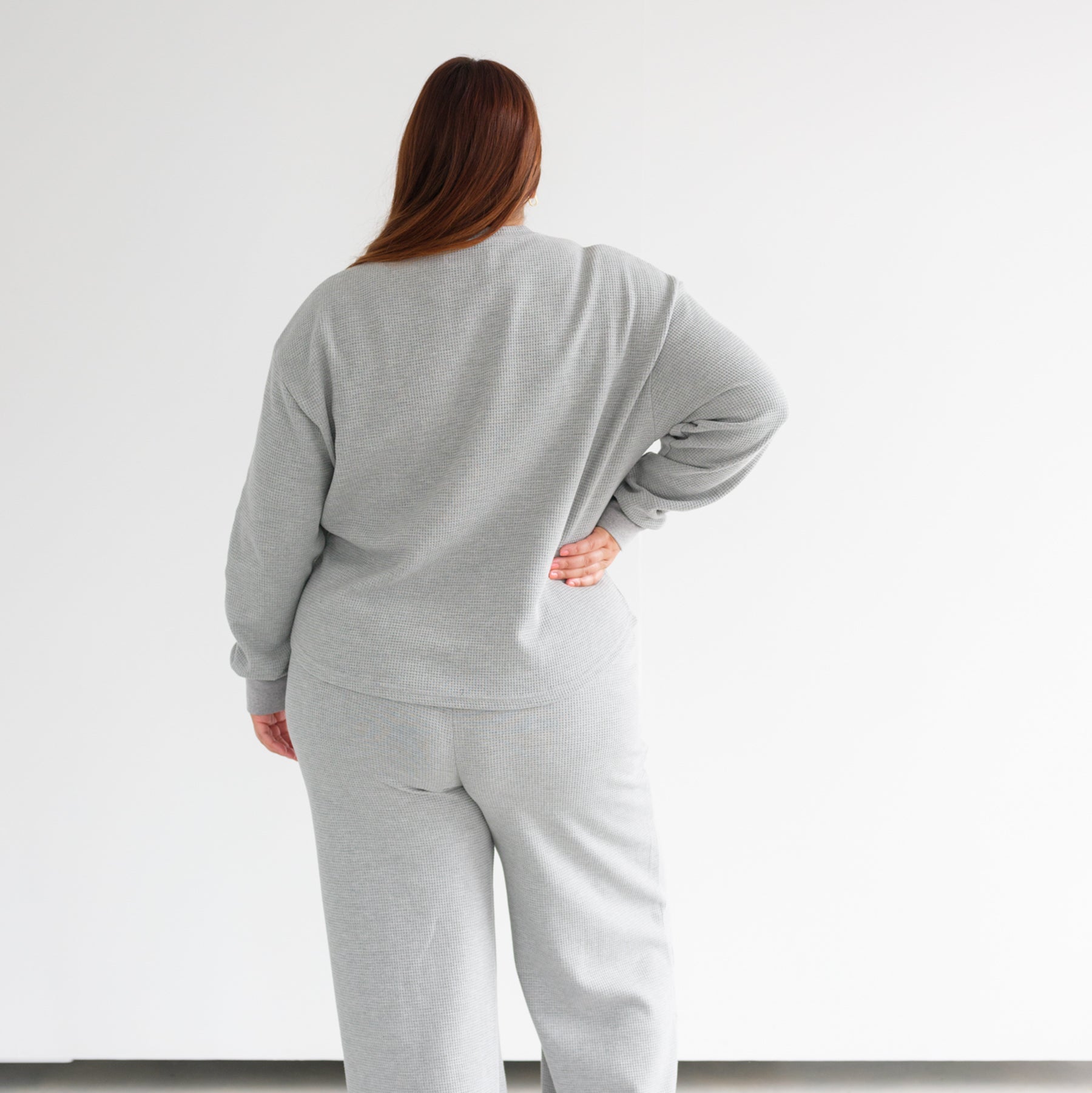 Waffle Henley Shirt by Brunette the Label