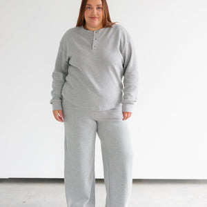 Waffle Knit Wide Leg Pant by Brunette the Label