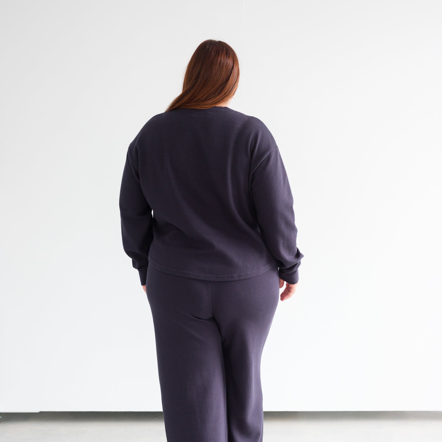 Waffle Henley Shirt by Brunette the Label