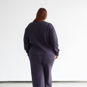 Waffle Henley Shirt by Brunette the Label