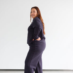 Waffle Henley Shirt by Brunette the Label