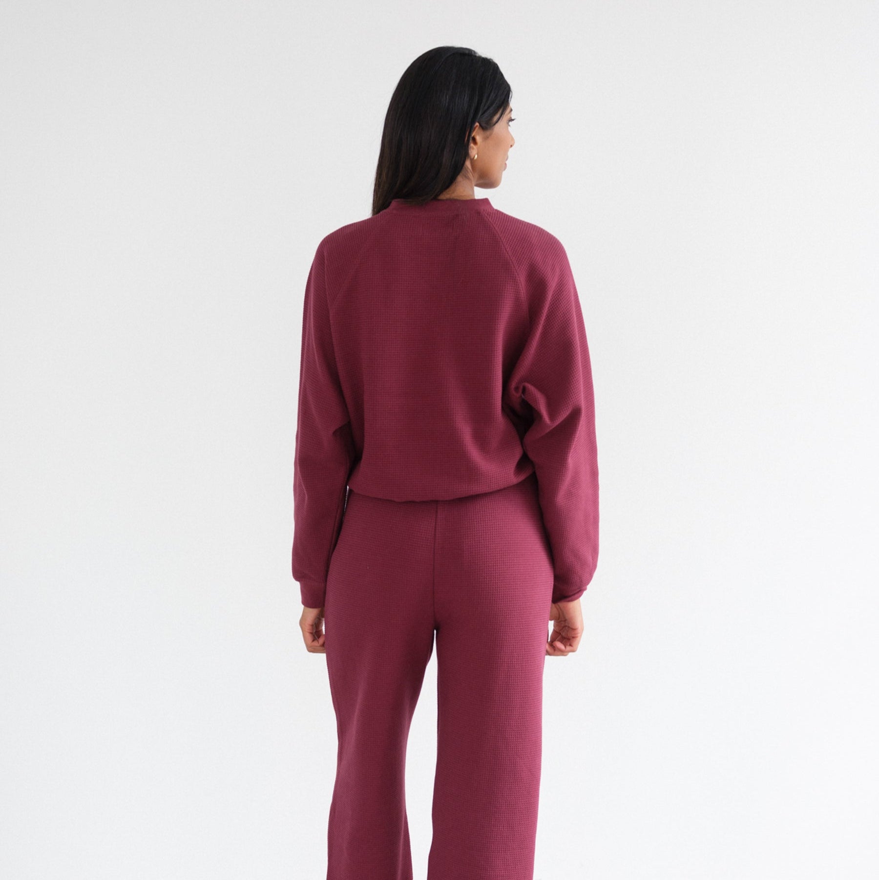 Waffle Raglan Shirt by Brunette the Label