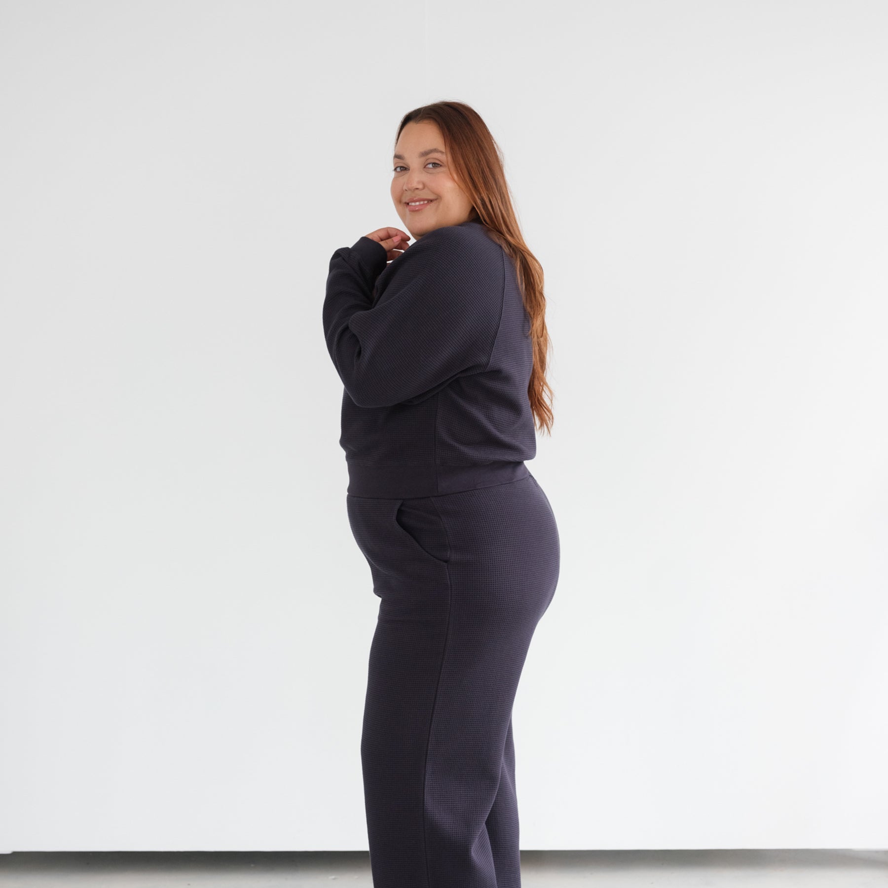 Waffle Raglan Shirt by Brunette the Label