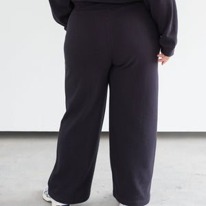 Waffle Knit Wide Leg Pant by Brunette the Label