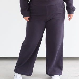 Waffle Knit Wide Leg Pant by Brunette the Label