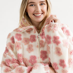 Floral Sherpa Jacket