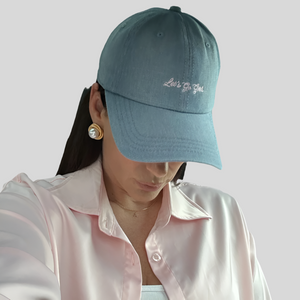 Let's Go Girl Denim Baseball Cap