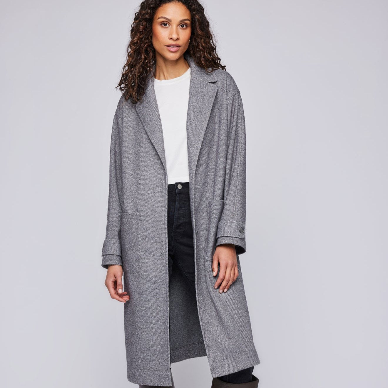 Jude Herringbone Coat