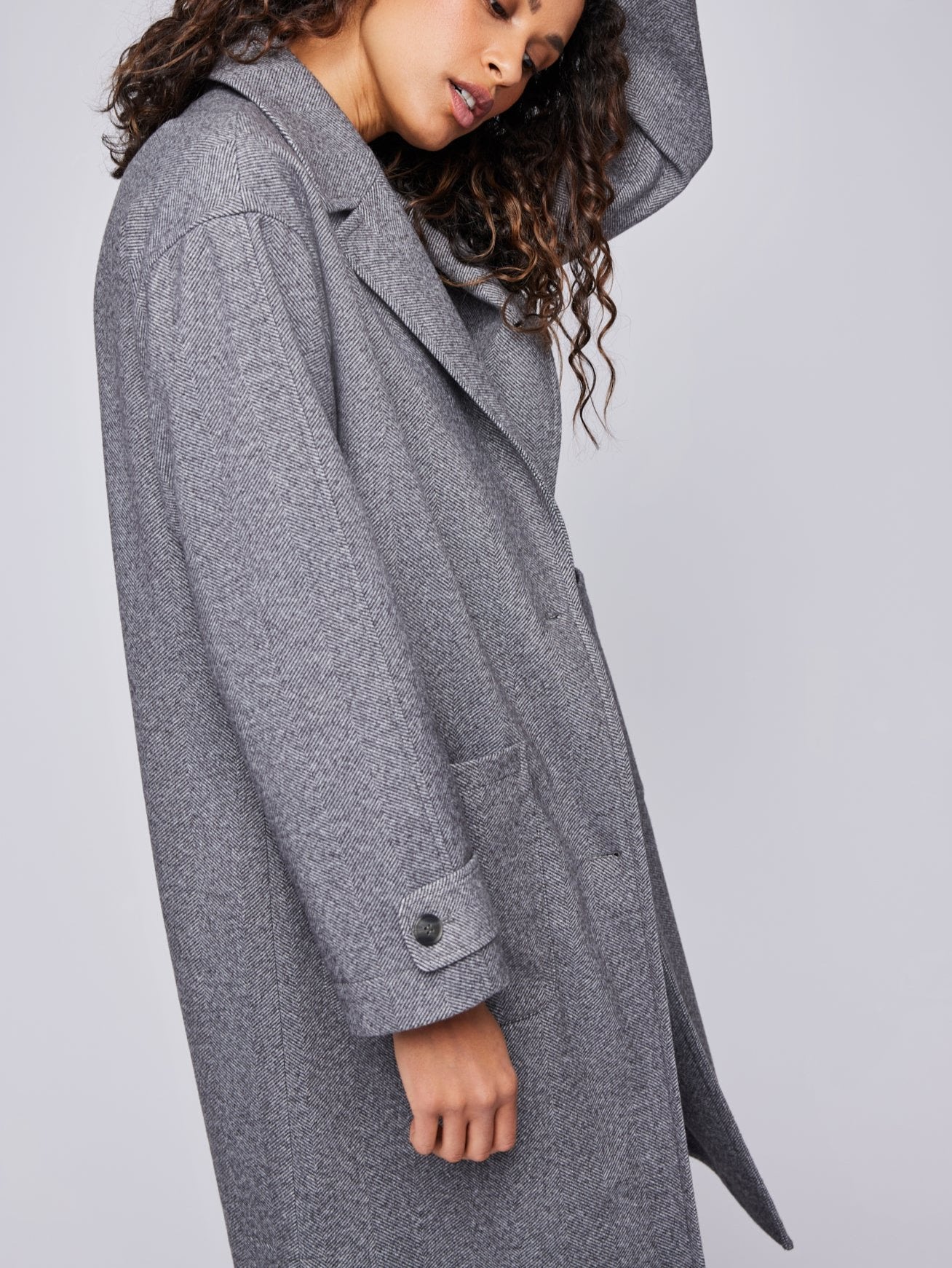 Jude Herringbone Coat