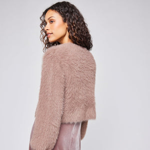 Katherine Fuzzy Knit Sweater