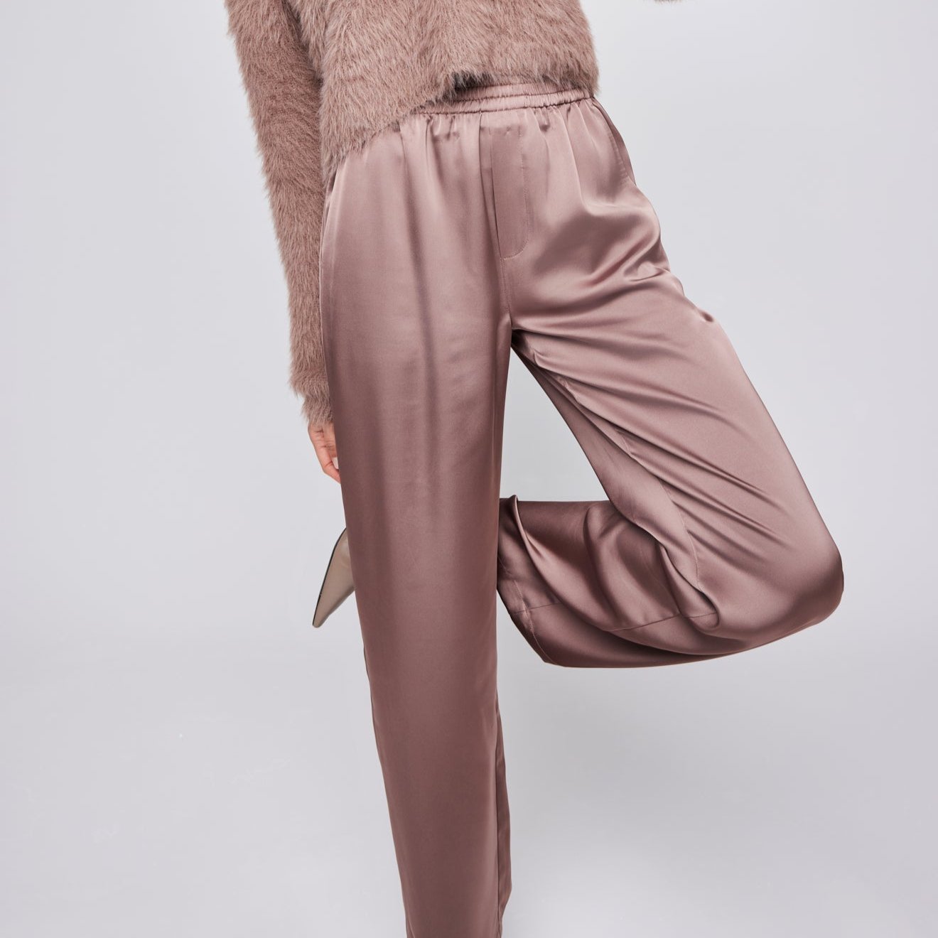 Millicent Satin Wide Leg Pant