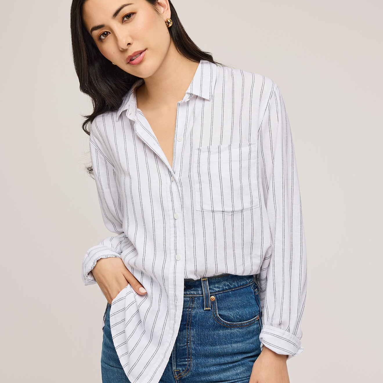 Dominique Button Down Shirt