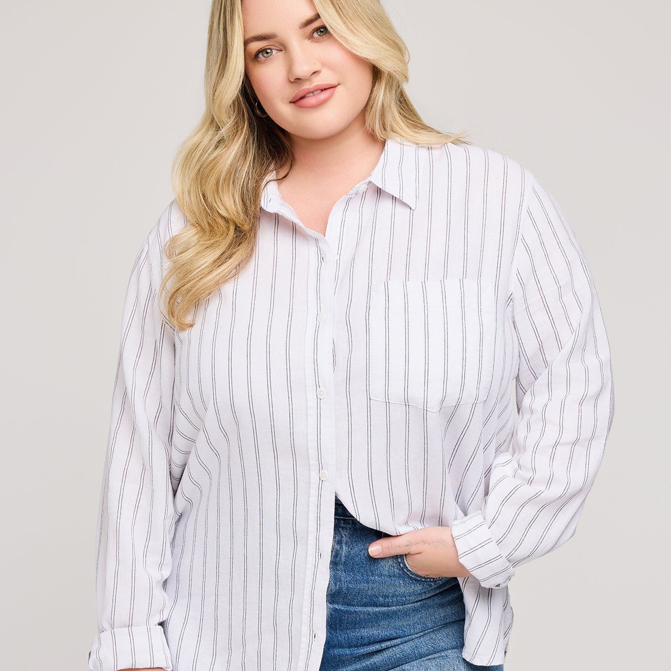 Dominique Button Down Shirt