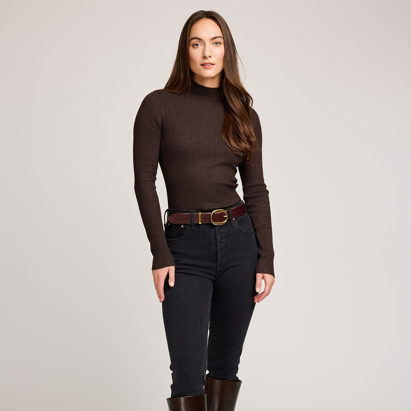 Arlen Ribbed Knit Top / Sweater