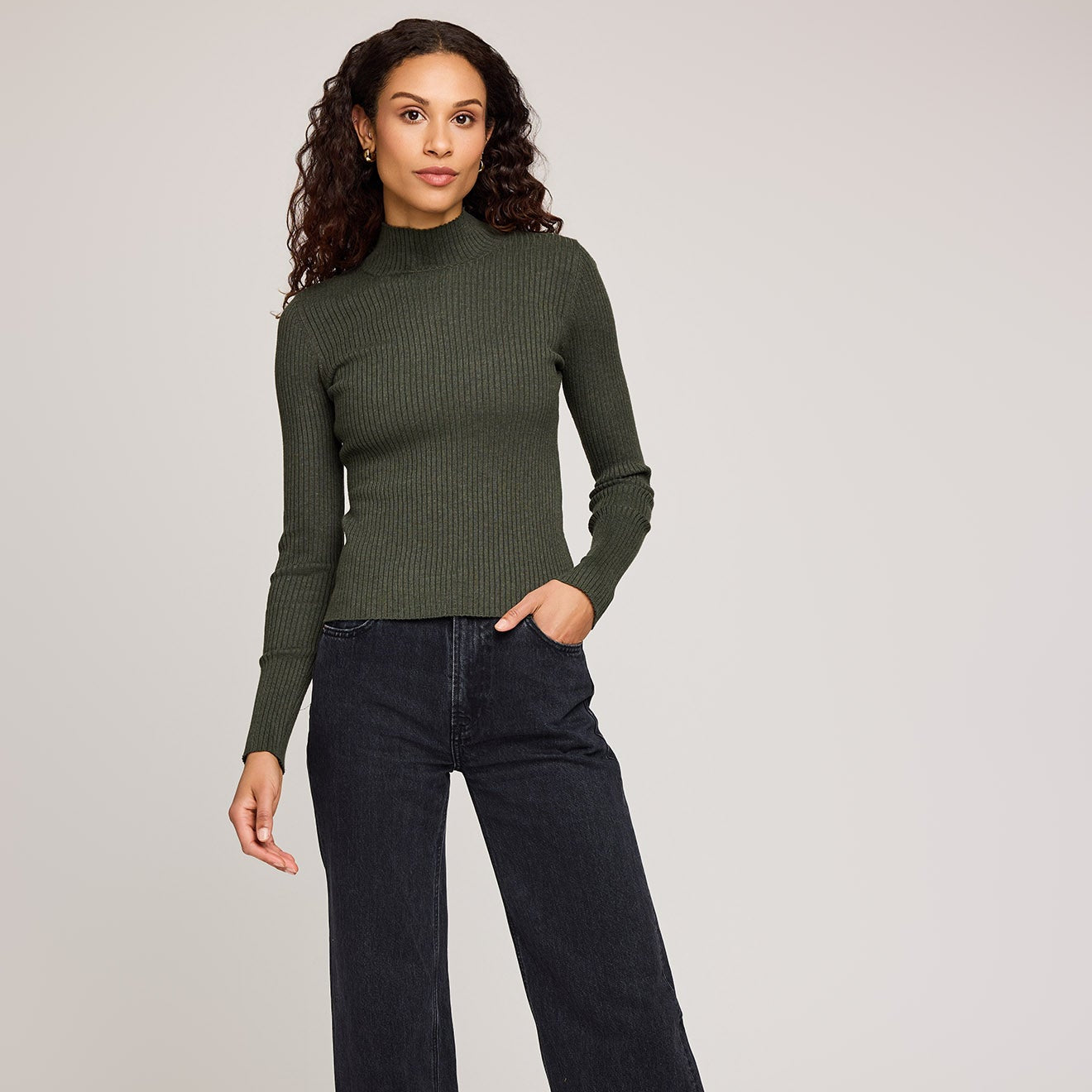 Arlen Ribbed Knit Top / Sweater