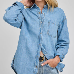 Whitney Denim Button Down Shirt