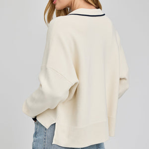 Tristan V-Neck Sweater by Gentle Fawn