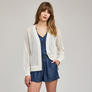 Drew Cotton Knit Cardigan