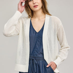 Drew Cotton Knit Cardigan