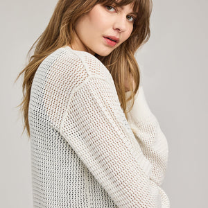 Drew Cotton Knit Cardigan