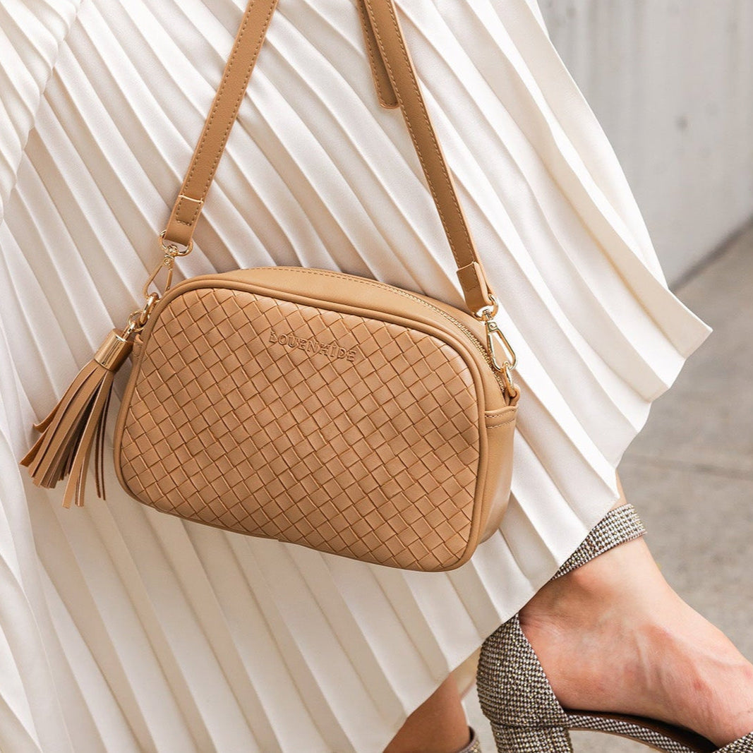 Jacinta Woven Crossbody Bag