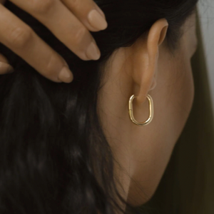 Beyond Gold Hoop Earrings