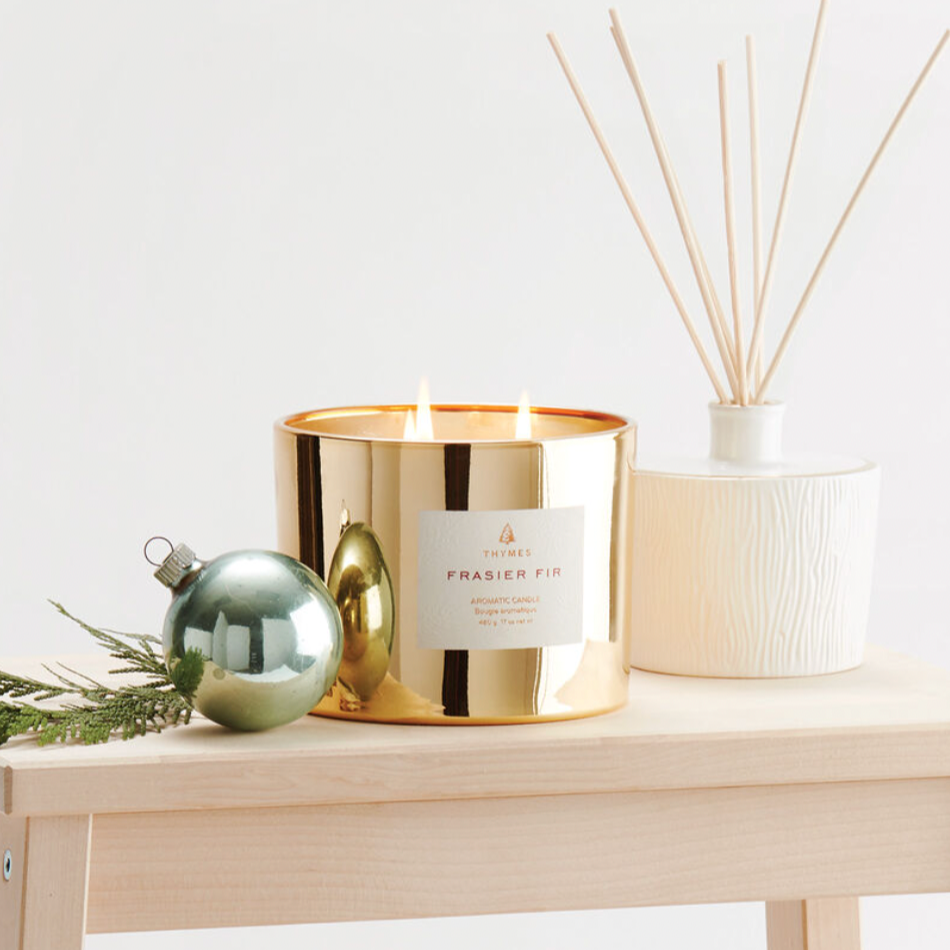 Thymes Frasier Gold 3-Wick Candle