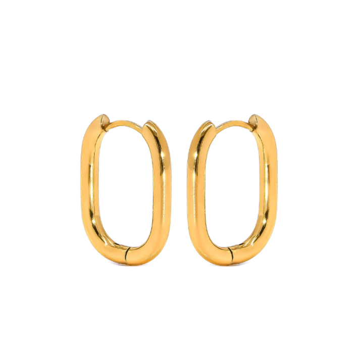 Genuine Gold Hoop Earrings