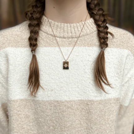 She Is the Ocean Gold Necklace