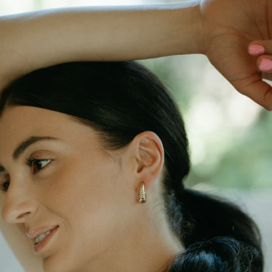 Passionate Silver Hoop Earrings