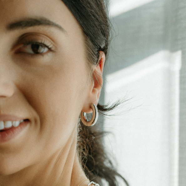 Bold Gold Hoop Earrings