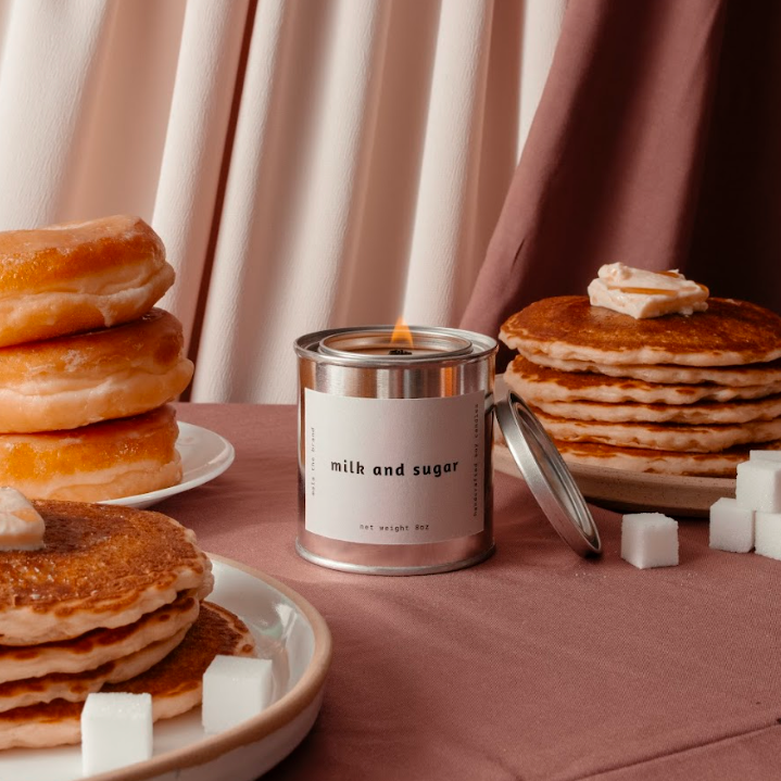 Milk + Sugar Candle by Mala the Brand
