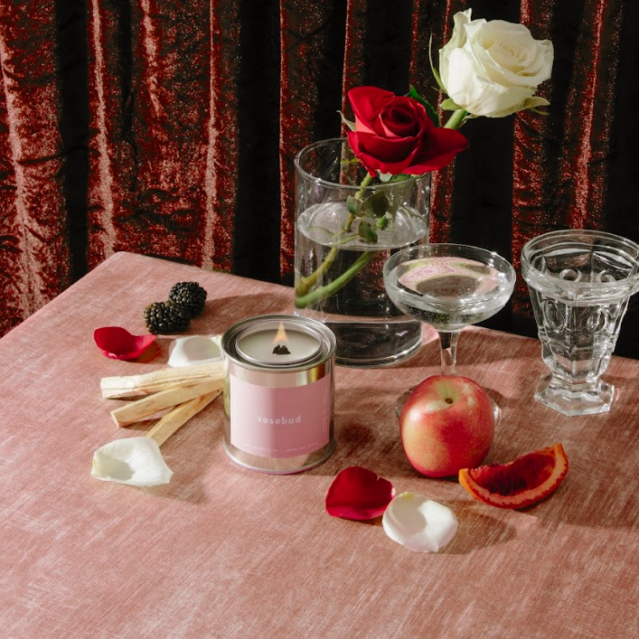 Rosebud Candle by Mala the Brand