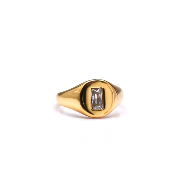 Principle Signet Gold Ring