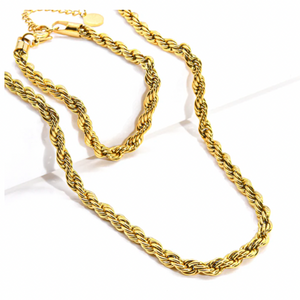 Soleil Gold Rope Chain Bracelet