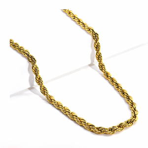 Soleil Gold Rope Chain Necklace