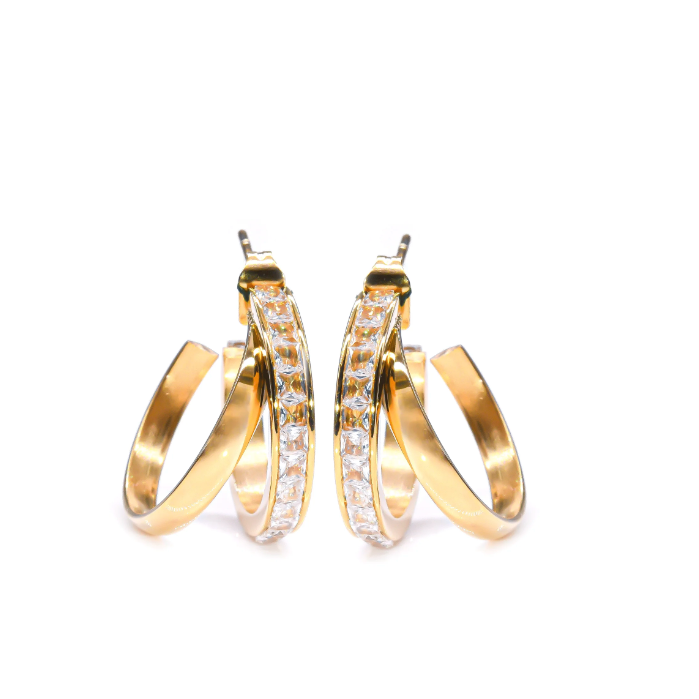 Papillon Gold Hoops