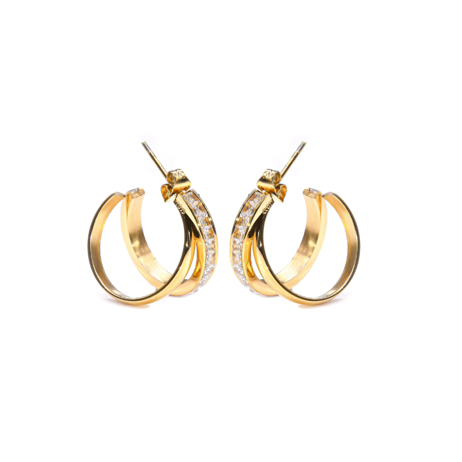 Papillon Gold Hoops