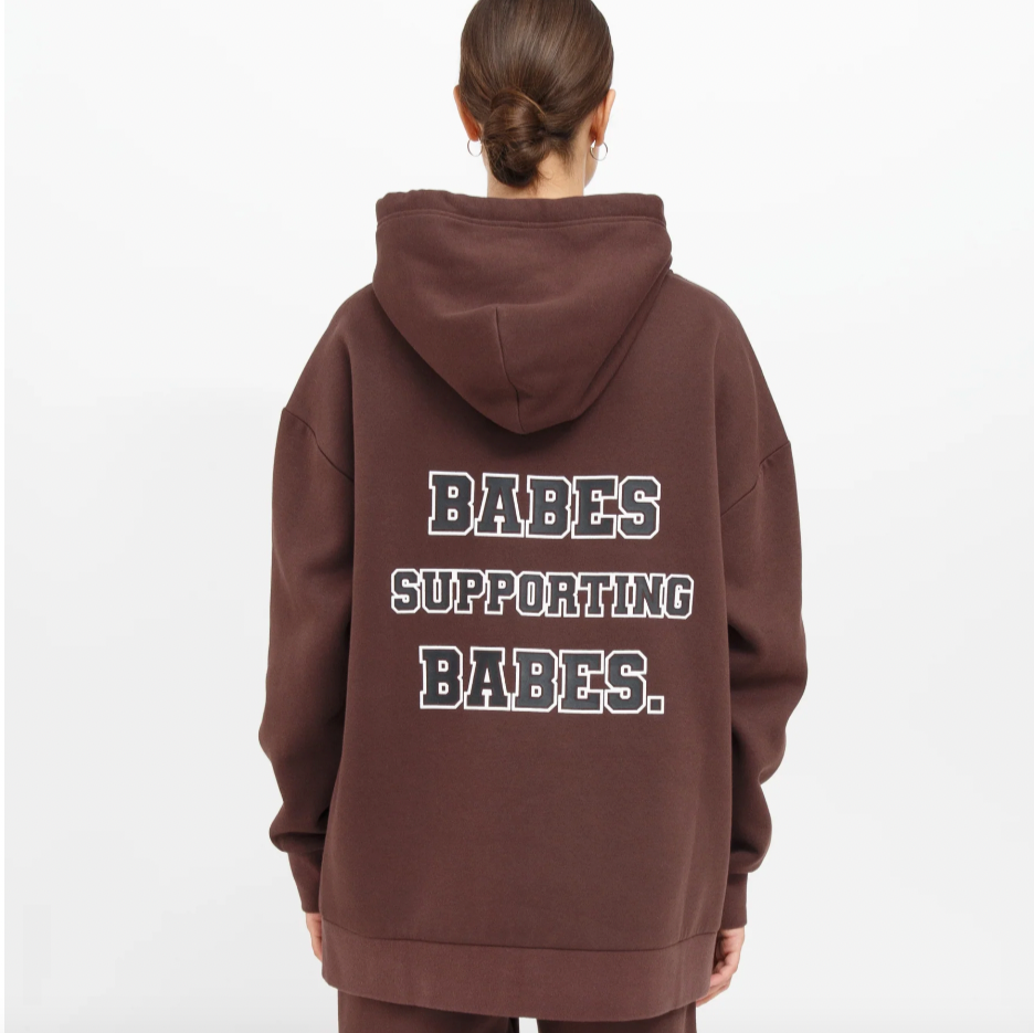 Babes Supporting Babes Big Sister Hoodie by Brunette The Label