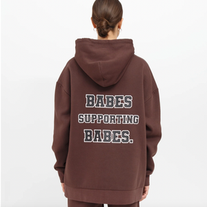 Babes Supporting Babes Big Sister Hoodie by Brunette The Label