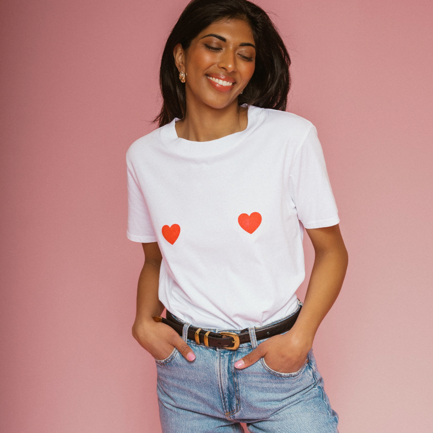 Double Hearts Classic Tee