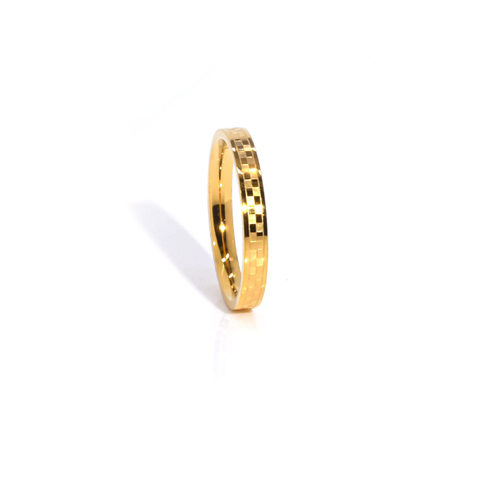 Carreaux Gold Ring