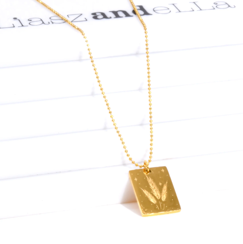 She Is Folklore Gold Necklace