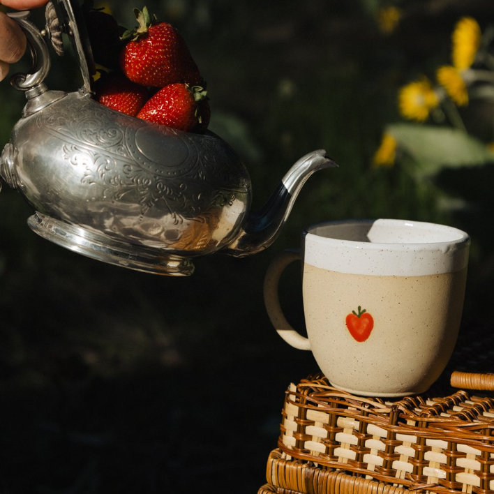 Strawberry Mug by Love Co. Ceramics