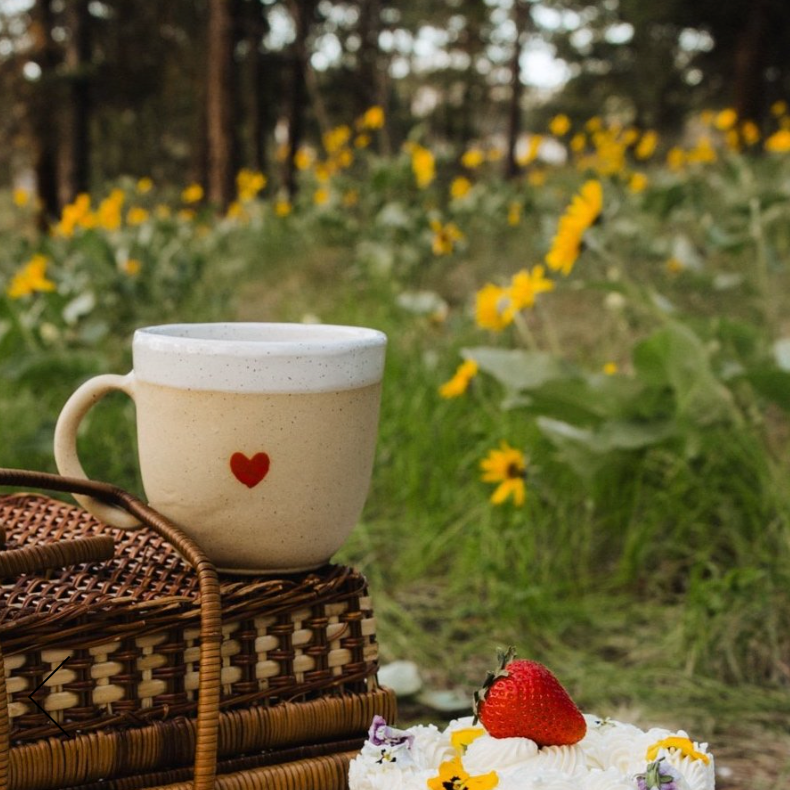 Red Heart Mug by Love Co. Ceramics