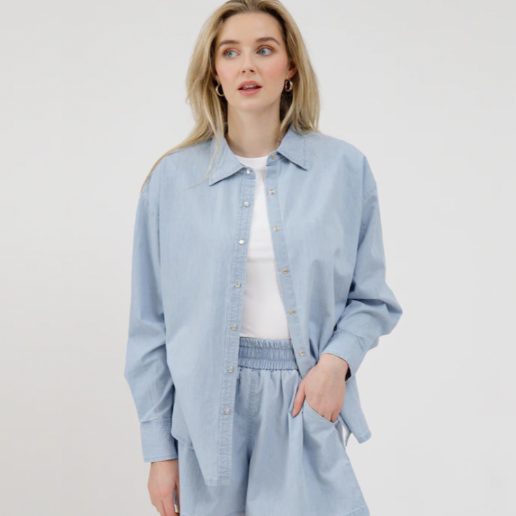 Chambray Button Up by Brunette The Label